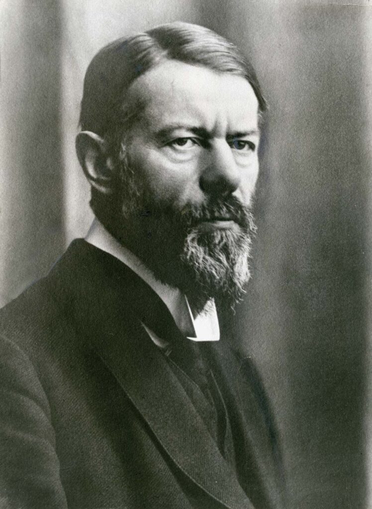 Max Weber (1864-1924). Ukendt fotograf (1918).