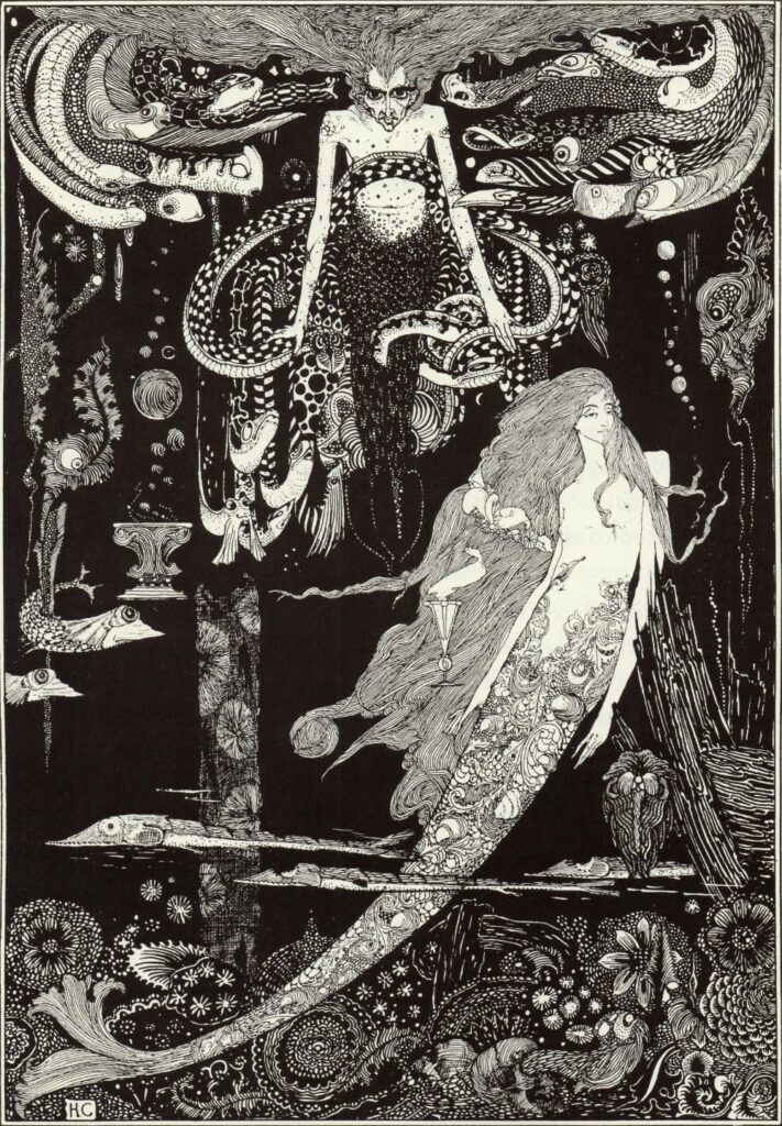 H.C. Andersens 'Den lille Havfrue' (Harry Clarke, 1916)