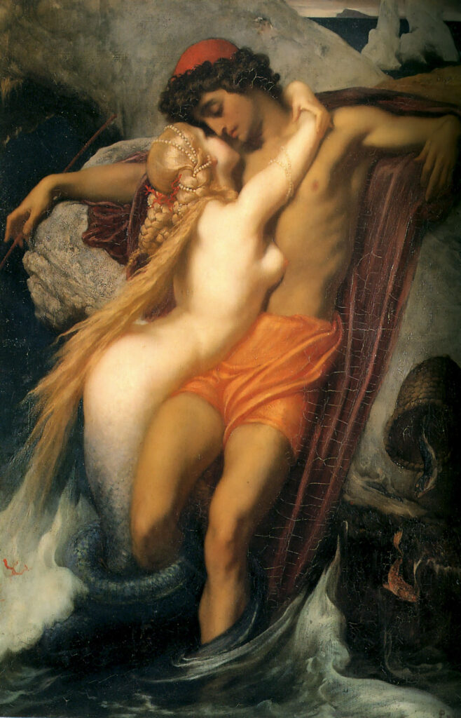 The Fisherman and the Syren (Frederic Leighton, 1856-58)