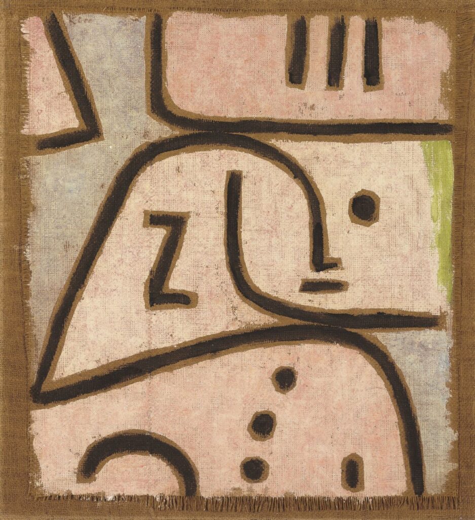 Hvad er en person? Ikke det samme i alle kulturer. 'WI (In Memoriam)' af Paul Klee, 1938