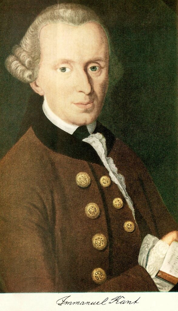 Den tyske oplysningsfilosof Immanuel Kant, 1724-1804 (ukendt kunstner)