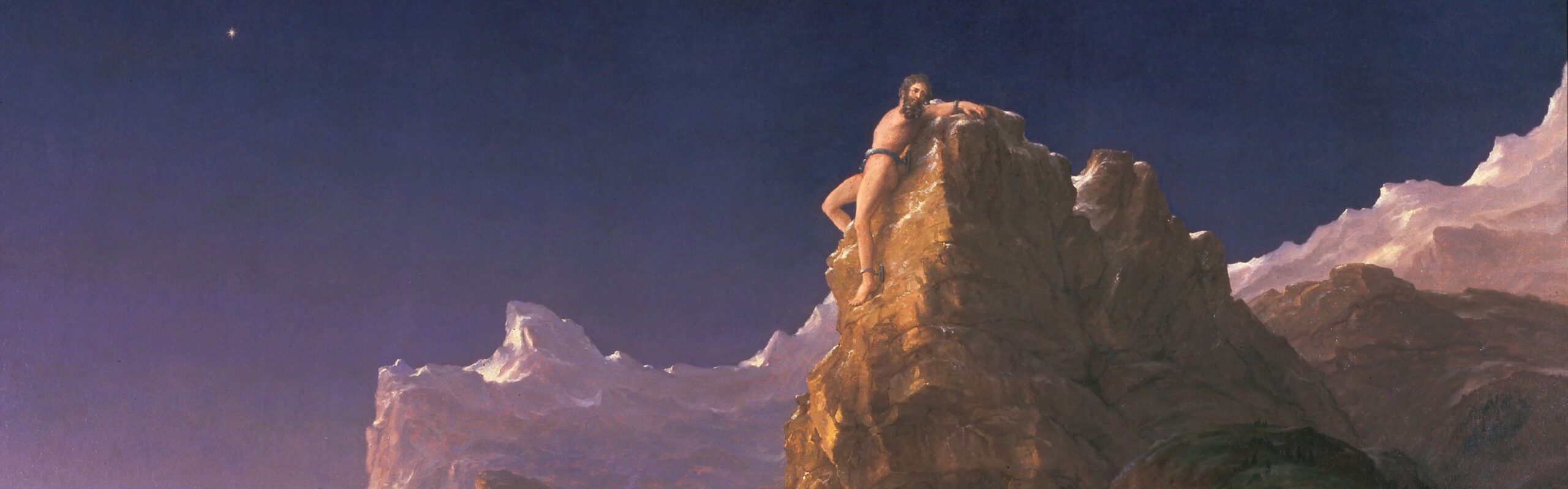 Thomas Cole: Den lænkede Prometheus (1847)